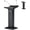 Black Style 1, variant on Chantmo Mobile Wooden Lectern 44.6 inch with Lockable Wheels Storage Wire Hole Wood Podium for Church School Office Conference Restaurant