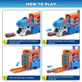 thumbnail image 2 of Vatos Dinosaur Transport Truck Car Toy with Sound and 8 Race Cars, Carrier Vehicles Toys Set for Kids for Boys Aged 3-5 Years, 2 of 9
