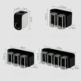 thumbnail image 2 of Wall Mount Toothbrush Holders Toothpaste Dispenser Large Capacity Tray Bathroom, 2 of 11
