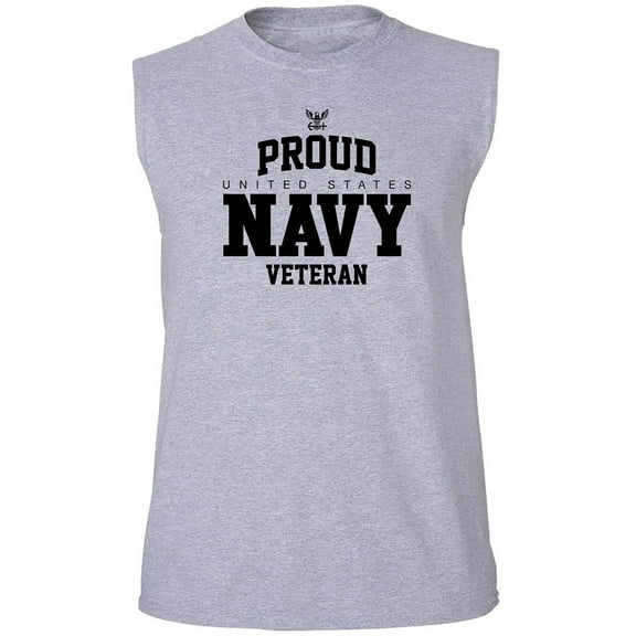 Proud United States Navy VETERAN Adult Sleeveless Tee