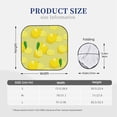 thumbnail image 3 of Naloa Bright Lemons 2 Piece Foldable Car Sun Shades, Car Windshield Sunshade, Front Window Sunshade for Car, Truck, SUV - Small, 3 of 7