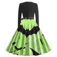 thumbnail image 3 of Dress for Women,Long Sleeve Dress for Women,Womens Fashion Casual Printing Long Sleeve Round-Neck Dress,Long Sleeve Dress,Casual Dress for Women, 3 of 3
