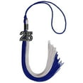 thumbnail image 3 of Endea Graduation Royal Blue/Grey Graduation Tassel with Black Date Drop, 3 of 11