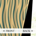 thumbnail image 4 of MIZHONA Dark Beige Blackout Curtains for Living Room Wave Stripes Window Curtain Set of 2,42"x63", 4 of 5