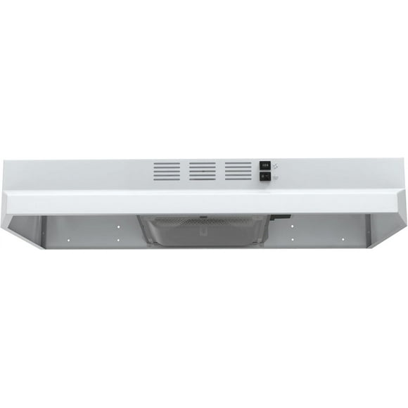 Vesta Cincinnati 30" White Range Hood Ducted/Ductless Convertible White Stainless Steel Range Hood with Flexible Button Control,2 Speed Level,300 CFM, Dishwashable Multi-layers Aluminum Filter