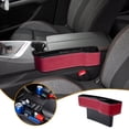 thumbnail image 1 of MORESEC Good Quality Car Seat Hollow Organizer Multifunctional Organizer And Storage Box Car Seat Space Filling Keys Cards Deals of the Day Clearance Prime, red, 1 of 6