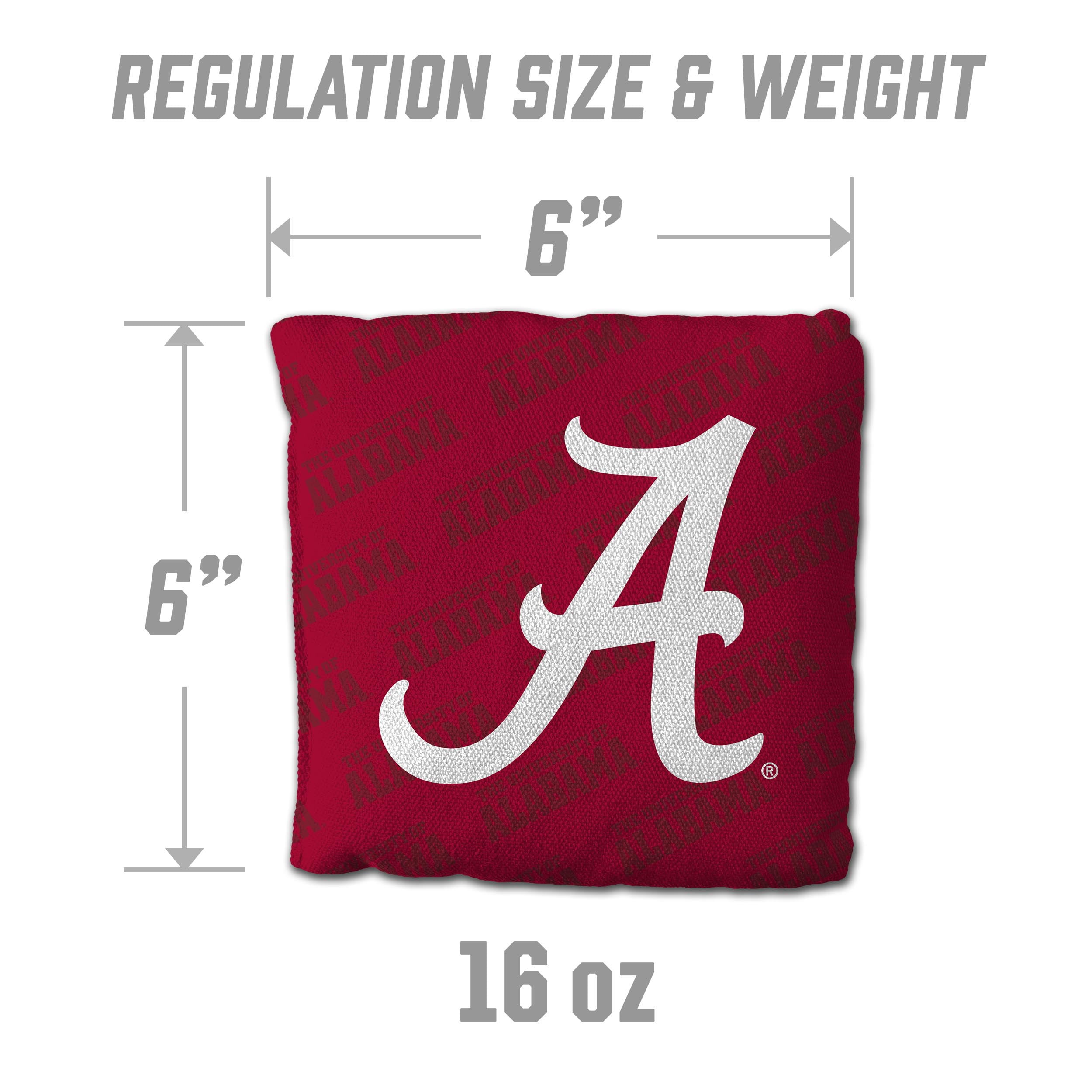 NCAA Alabama Crimson Tide Cornhole Bags - 4PK - Red