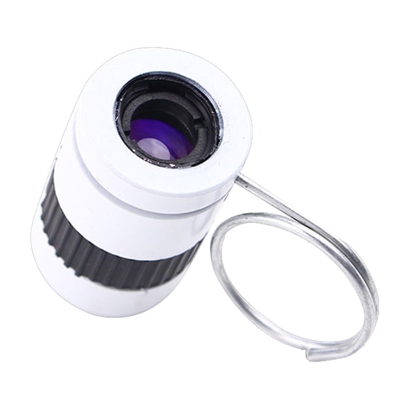 Handheld Telescope for Observing Stamp 2.5 Ratio Miniature Finger Buckle Scope