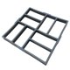 thumbnail image 3 of Adoquines de plástico para bricolaje, hormigón para pavimentación de bricolaje para el hogar y el jardín - Negro, 35x35x3,6 cm 40x40 x4cm B, 3 of 7