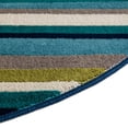 thumbnail image 6 of Rugs.com Azalea Collection Rug – 4' x 6' Oval Teal Medium Rug Perfect For Living Rooms, Large Dining Rooms, Open Floorplans, 6 of 8
