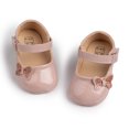 thumbnail image 6 of Bonario Baby Girls Shoes Infant Mary Jane Bowknot Soft Sole PU Leather Newborn First Walker Cirb Shoes, 6 of 8