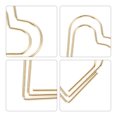 thumbnail image 3 of unbranded 50Ud Clips De Papel Con En Metal Dorado Para Organizar Documentos Y Notas, 3 of 6