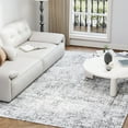 thumbnail image 5 of rugs for bedroom Area Rugs 5'x7' Washable Non-Slip, rug tape hardwood floor no damage Floral Vintage Distress Print Pattern Medallion Carpet for Living Room Bedroom Dining Room, Colorful, 5 of 10