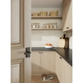 thumbnail image 6 of Baldwin Hd.Kin.R.Hfr Kingvale Non-Turning One-Sided Dummy Door Lever - Brass, 6 of 7