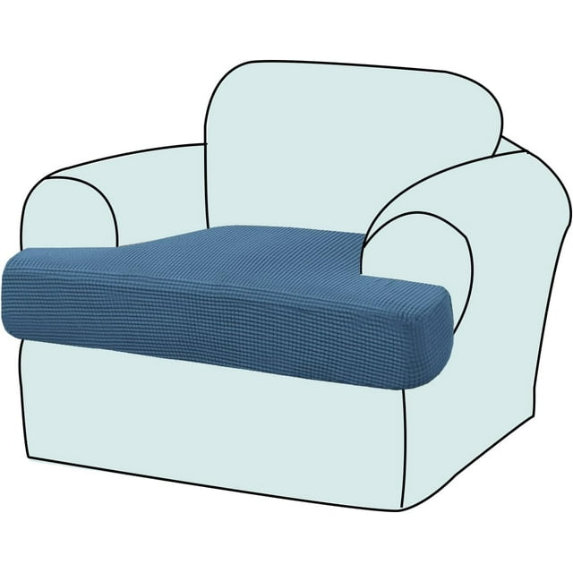 Housse de Coussin Extensible pour Canapé 1 Pce (1 Ivoire)
