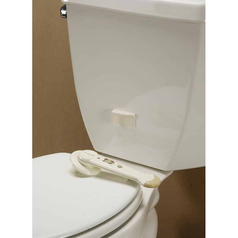 Safety 1st Easy Grip Removable Adhesive Toilet Lock, White