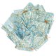 thumbnail image 1 of 200 piezas bolsa de organza con cierre de cordón estampado de rosas 6,3x4,3 pulgadas bolsas de malla para regalos bolsa de malla de joyería de organza azul, 1 of 5