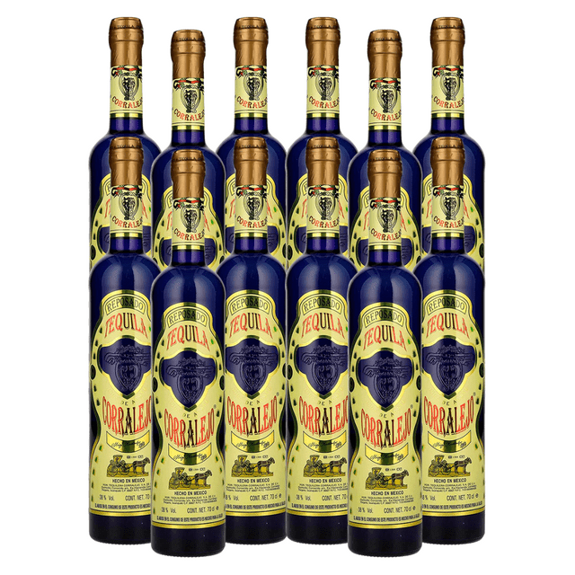 Pack De 12 Tequila Corralejo Reposado 700Ml