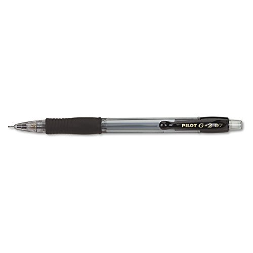 Pilot 51015 Mechanical Pencil, Rubber Grip, Refillable.7mm, Black