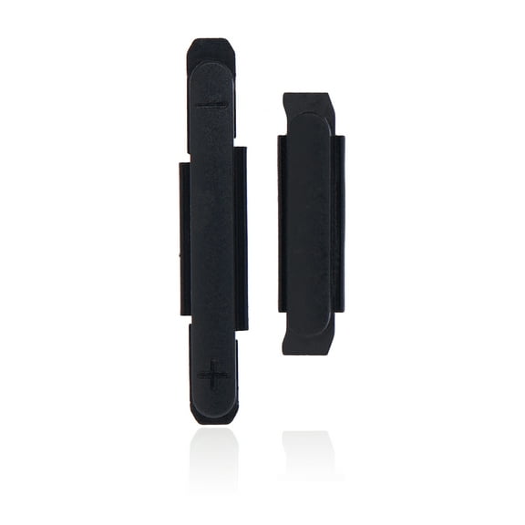 Replacement Hard Buttons (Power / Volume) Compatible For Microsoft Surface Pro X 13" (QWZ-00001) (Black) (2 Piece Set)