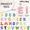 thumbnail image 3 of U8MO 50x Resin Rose Letter A~Z Charms Pendants for DIY Jewelry Necklaces Making, 3 of 5