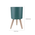 thumbnail image 2 of Clispeed Durable Blue Iron Plant Pot Stand Simple Flower Rack for Indoor Outdoor 1Pc, 2 of 8
