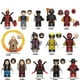 thumbnail image 1 of 14 Figuras de Bloques de Construcción de Superhéroes, Set de Minifiguras de Acción de Plástico ABS para Niños, Juguete de Colección en Bolsa OPP, 1 of 5