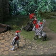 thumbnail image 4 of Safari Ltd. Knights & Dragons Toob - Set of 10 Mini Figurines: Red & Blue Kingdom Knights, Catapult, and Green Dragon - History Learning Toy Figures for Boys, Girls & Kids Ages 3+, 4 of 6