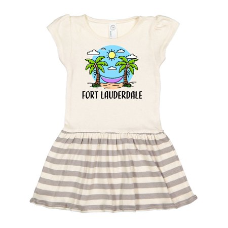

Inktastic Summer Vacation in Fort Lauderdale Gift Toddler Girl Dress