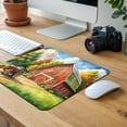 thumbnail image 5 of Classic Barn Tractor Watercolor Design Mouse Pad Low Profile Gaming Mat, 5 of 7