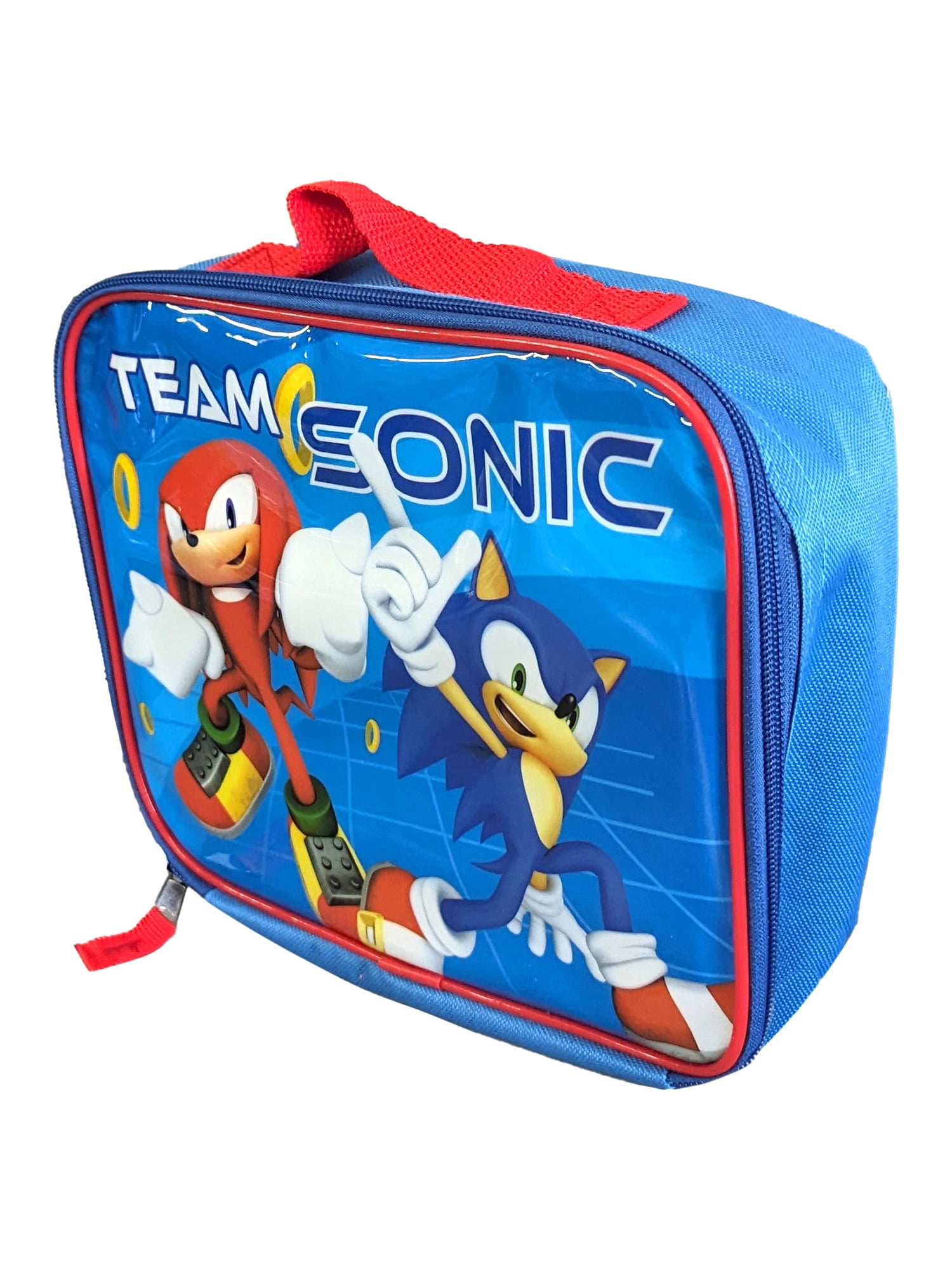 Sonic The Hedgehog Lunch Bag Insulated Knuckles Team Sonic Blue Red