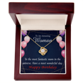 thumbnail image 1 of To My Mom Birthday Message Most Fantastic Mom Infinity Knot Necklace Message Card, 1 of 7