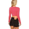 thumbnail image 2 of Top - Crop Top, Long Sleeve, 2 of 4