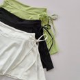 thumbnail image 2 of Falda deportiva para Yoga, falda de tenis y bádminton, pantalones de medio cuerpo, falda con bolsillo de secado rápido, falda con correa lateral dividida, pantalones para prendas de vestir, 2 of 6