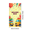 thumbnail image 1 of Space Theme Welcome Back Banner School Backpack and Planets Colorful Backdrop Classroom Decorations Outer Space Party Supplies Photography Props, 1 of 4