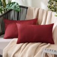 thumbnail image 1 of Fundas de almohada decorativas para exteriores MIULEE 51 x 30 cm, impermeables, 1 of 9