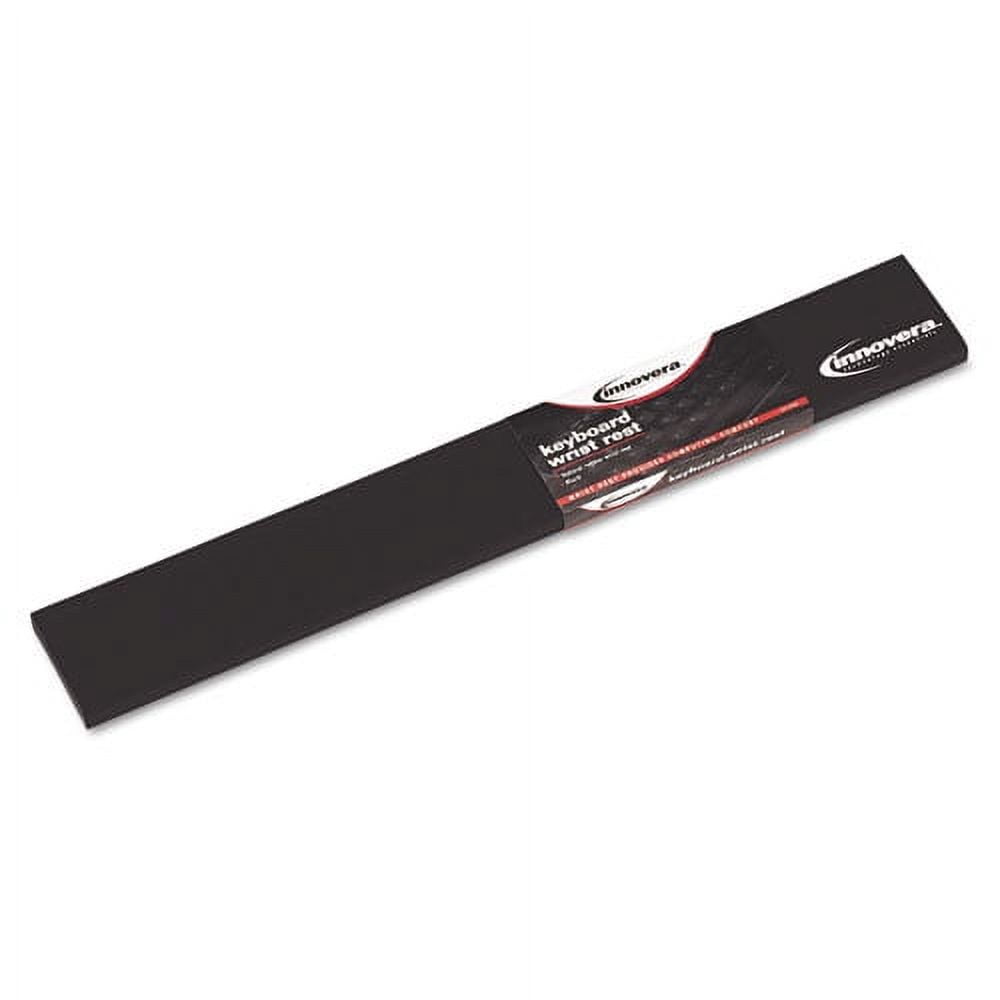 Latex-Free Keyboard Wrist Rest, 19.25 x 2.5, Black | Bundle of 10 Each
