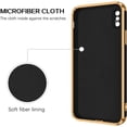 thumbnail image 2 of iPhone X Case,iPhone Xs Case,Slim Fit Soft 360° Ring Holder Kickstand Magnetic Car Mount Supported Soft Shockproof Drop Protective Phone Cover for Apple iPhone X/XS 5.8 Inch, Black/Golden, 2 of 9