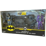 DC Comics, Batman Batmobile with 4” Batman Figure, Lights and