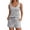 Z-Grey233, variant on JIAYUE Women's Two Piece Set Casual Scoop Neck Sleeveless Tank Top And Shorts With Pocket Drawstring Solid Color Comfortable Summer Outfit Sets
