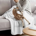 thumbnail image 3 of Funny Giraffes Blanket Soft Cozy Warm Throw Blanket for Couch, Plush Fuzzy Flannel Fleece Blankets for Sofa, Cute Art Fun Lovely Animals on Toilets Bed Blankets Lightweight Gifts for Women, 32"x48", 3 of 9