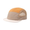 thumbnail image 3 of Lumtrix Short Brim Hats 5 Panel Color Block Baseball Caps Flat Bill Breathable Mesh Hats Khaki One Size, 3 of 4