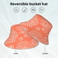 thumbnail image 6 of Balery Beautiful Corals Sun Hats for Men Women Bucket Hat UPF 50+ Buckey Hat Boonie Hat Foldable UV Protection Hiking Beach Fishing Summer, 6 of 9