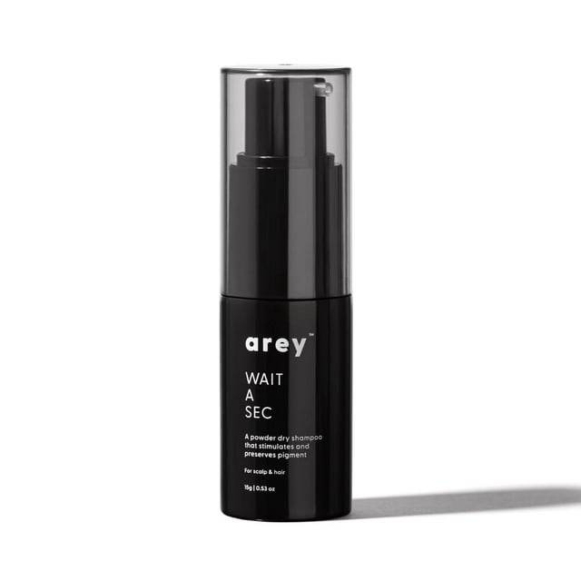 Arey Wait A Secâ„¢ Dry Shampoo | Absorbs Oil & Adds Volume + Reduce the Signs of Aging Hair with Science-Backed Formula to Preserve Pigment | Non Aerosol Ti
