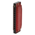 thumbnail image 1 of 1 UNID HARMONICA CLAVE DE G 10 Agujeros 20 Tonos Blues Harmonica con caja de almacenamiento, 1 of 8