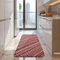 thumbnail image 4 of Red Christmas Striped Pattern Kitchen Rug Mat,Kitchen Runner Rugs Non Skid Washable,Decorative Kitchen Floor Mats for Kitchen,Sink,Laundry,17"x47.2", 4 of 7