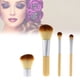 thumbnail image 5 of Kit de 4 brochas de maquillaje con mango de bambú y cerdas de nailon para mujer, para base de maquillaje, polvos, rubor, sombras de ojos, 5 of 7
