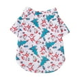 thumbnail image 1 of Mightlink Pet T-shirt Washable Print Comfortable Durable Soft Dress Up Polyester Christmas Elements Dog Sweater for Winter, 1 of 7