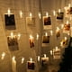 thumbnail image 4 of 2M/ 3M LED Photo Clip String Lights Battery Operated Christmas Fairy Lights for New Year Wedding Party Room Home Decorations, 4 of 5