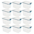 thumbnail image 1 of Sterilite Large 20 Qt Storage Container Tote with Latching Lids, (12 Pack), 1 of 4